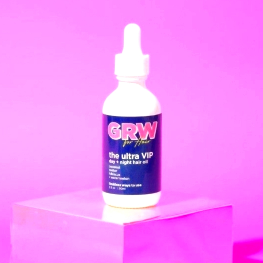 NIB - GRW FOR HAIR - The Ultra VIP Day + Night Hair Oil - 2 fl oz - NEW